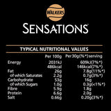 Walkers Sensations Sea Salt & Black Peppercorn sharing crisps 150g (British brand)