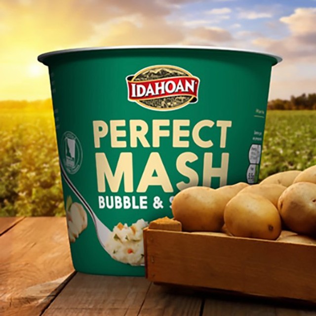 Idahoan Bubble & Squeak instant mash pot 55g - British product