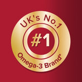 Seven Seas Cod Liver Oil Max Strength Omega-3 & Vitamin D Capsules 60 Capsules (British brand)