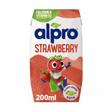 M&S Alpro Kids Soya Strawberry Milk Alternative 200ml- Buy online at McGrocer