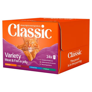 Butcher's Classic Cat Food Variety Pack Wet Cat Food 24 x 400g
