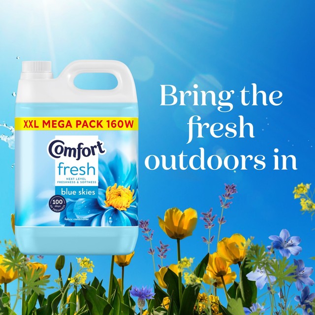 Comfort Fabric Conditioner Blue Skies 4800ml - British product