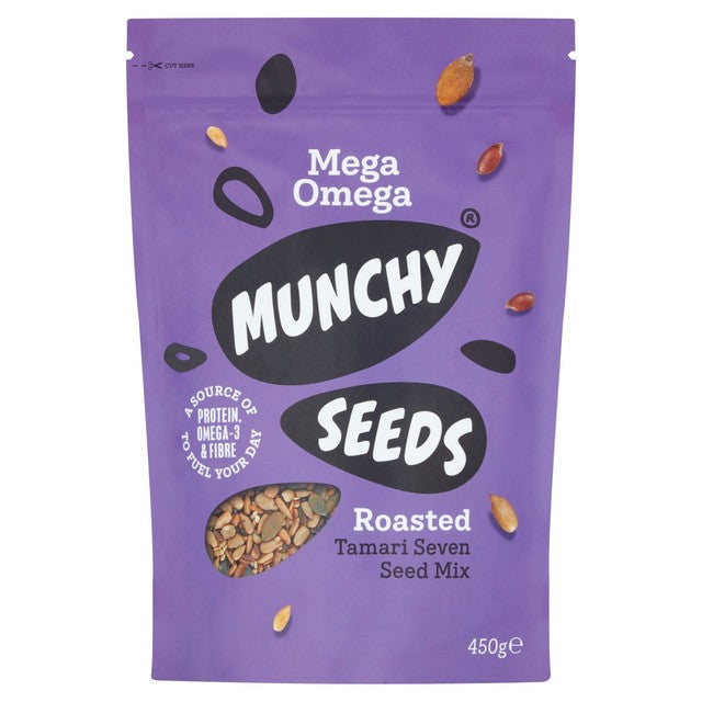 Munchy Seeds Mega Omega seed mix 450g, imported from the UK