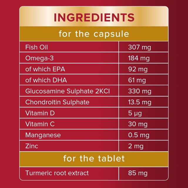 Seven Seas Jointcare Turmeric supplement 60 pack (British brand)