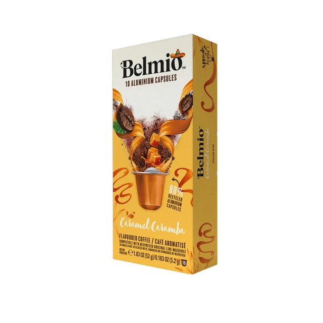 Belmio Caramel Caramba coffee pods 10 pack - British product