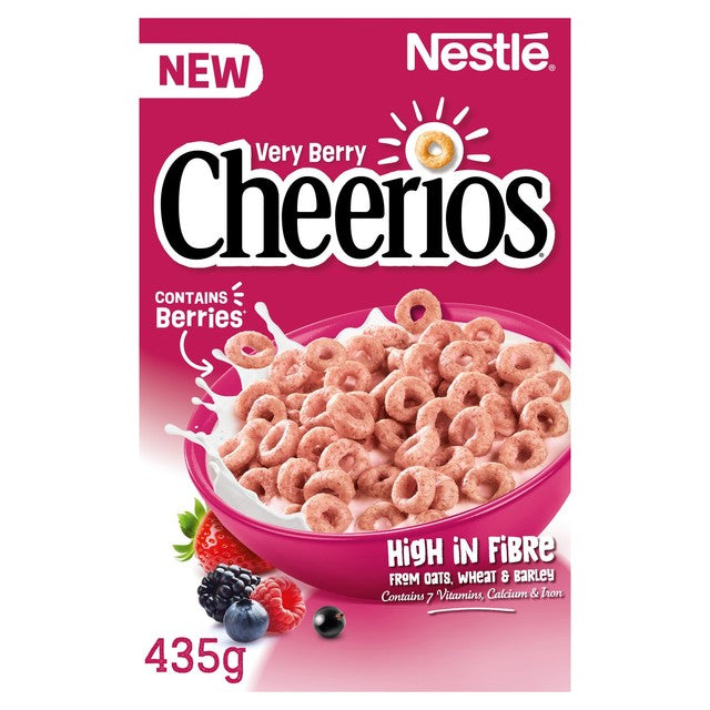 Nestle Cheerios Very Berry multigrain breakfast cereal 435g - British product