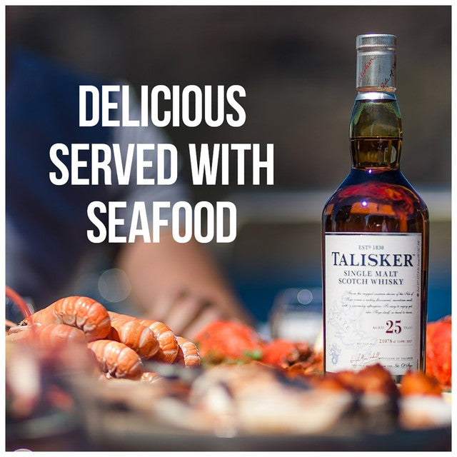 Talisker 25 Year Old Single Malt Scotch Whisky 70cl (British brand)