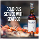 Talisker 25 Year Old Single Malt Scotch Whisky 70cl (British brand)
