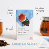 Clearspring organic Hojicha roasted green tea teabags (British brand)