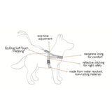 EzyDog red dog harness small - British product