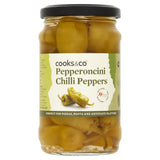 Cooks & Co Green Pepperoncini Peppers 280g - British product