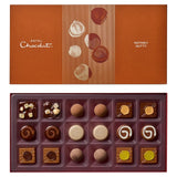 Hotel Chocolat Notably Nutty chocolate box with assorted pralines - British product