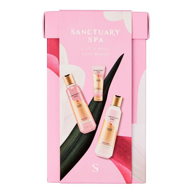 Sanctuary Spa Lily & Rose skincare gift set 550ml (British brand)