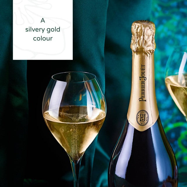 Perrier-Jouët Grand Brut Non-Vintage Champagne half bottle 37.5cl, imported from the UK