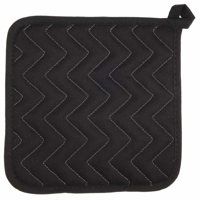 Now Designs pot holder black 20cm x 20cm, imported from the UK