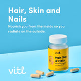 VITL Hair, Skin & Nails supplement 30 capsules (British brand)