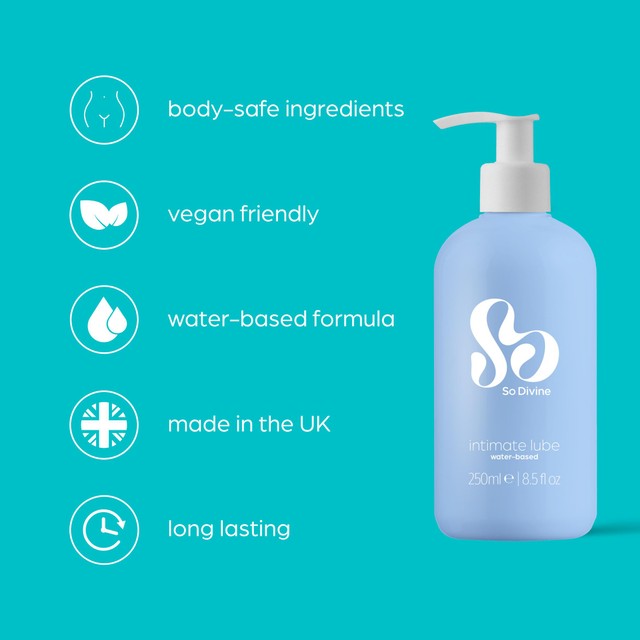 So Divine Classic Water-based Lubricant 250ml (British brand)