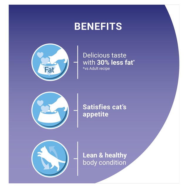 Purina One Light Chicken dry cat food 750g, imported from the UK