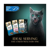 Sheba cat food pouches fish collection gravy 50 x 50g (British brand)