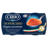 Cirio Italian double concentrated tomato puree 4 x 70g pots - British product