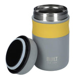 M&S Built Stylist Food Flask 490ml Stainless Steel Lunch Pot- Buy online at McGrocer