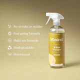 Miniml white vinegar cleaner Sorrento Lemon 750ml, imported from the UK