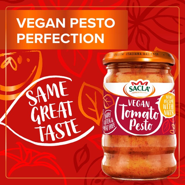 Sacla free from tomato pesto sauce 190g (British brand)