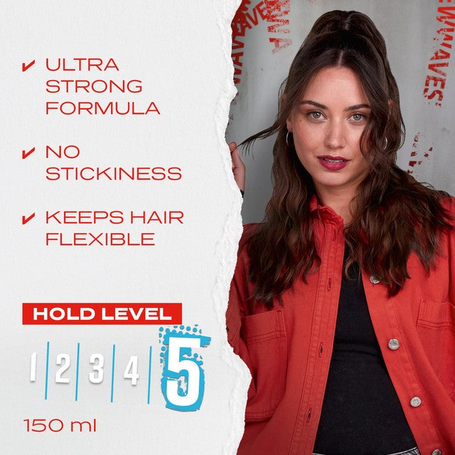 Wella Shockwaves Ultra Strong Gel Spray 150ml (British brand)
