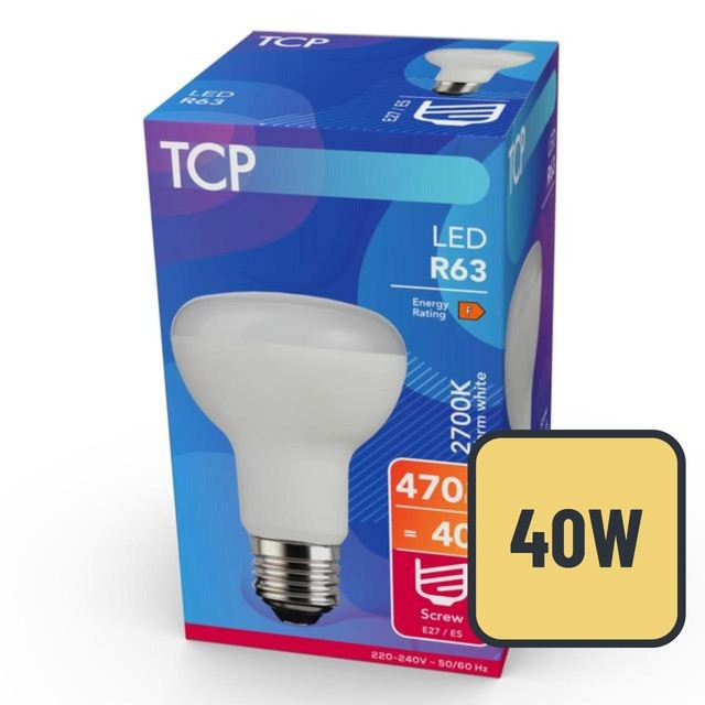 TCP spotlight screw LED light bulb 40W warm white (British brand)