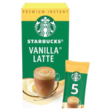 M&S Starbucks Vanilla Latte Instant Coffee Sachets 5 Pack- Buy online at McGrocer
