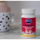Milkaid Junior Lactase Digestion Tablets Strawberry Flavour 60 Tablets, imported from the UK