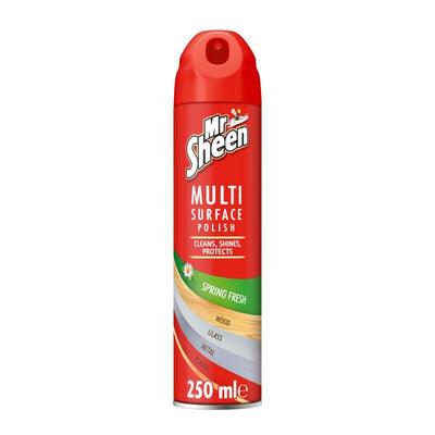 M&S Mr Sheen Multi Surface Polish Spring Fresh Cleaning Spray 250ml- Buy online at McGrocer