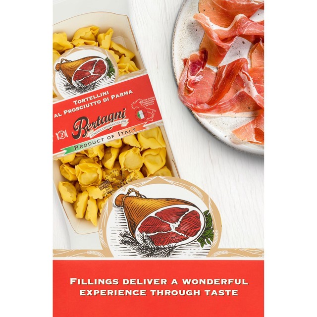 Bertagni Parma Ham tortellini pasta 250g - British product