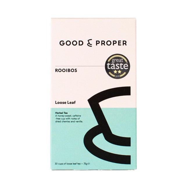 Good & Proper Tea loose leaf rooibos tea 75g, UK version
