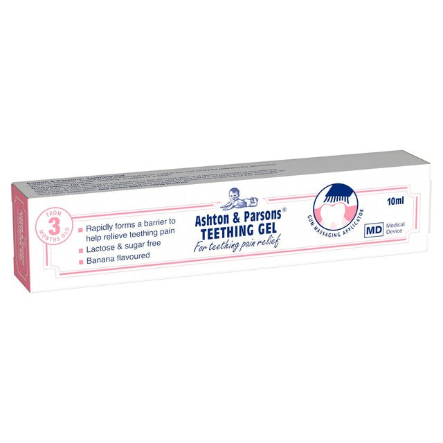 Ashton & Parsons teething gel banana flavour, imported from the UK