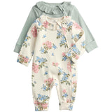 M&S M&S Floral Frill Collar Sleepsuit Baby Sleepsuit 3-6 M Ivory- Buy online at McGrocer