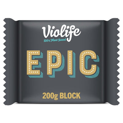 M&S Violife Epic Cheddar Flavoured Vegan Cheese Block 200g- Buy online at McGrocer