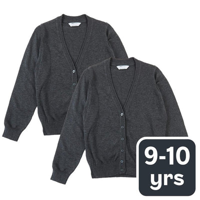 Cardigan en coton pur gris M&S Fille 9-10 Ans - Acheter en ligne sur McGrocer
