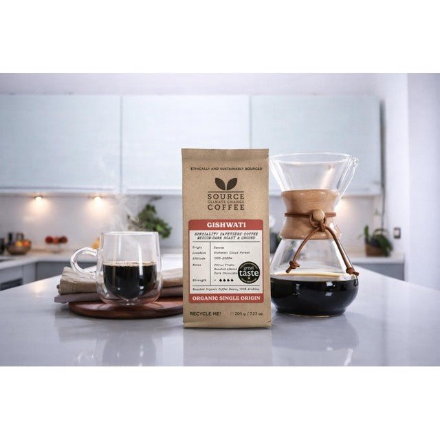 Source Organic Gishwati Ground Coffee 227g (British brand)