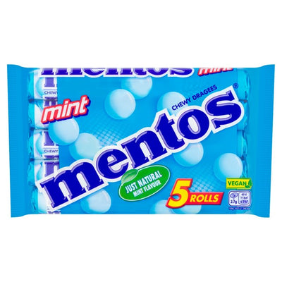 M&S Mentos Chewy Mint Sweets Multipack 5 x 38g- Buy online at McGrocer