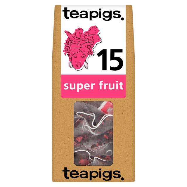 Teapigs Superfruit Tea Bags 15 Count (British brand)