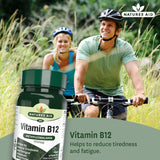 Natures Aid Vitamin B12 tablets 1000ug 90 count, imported from the UK