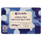 Ocado Unsalted Butter 250g, imported from the UK