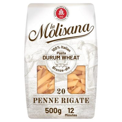 M&S La Molisana Penne Rigate Pasta No 20 Dry Pasta 500g- Buy online at McGrocer