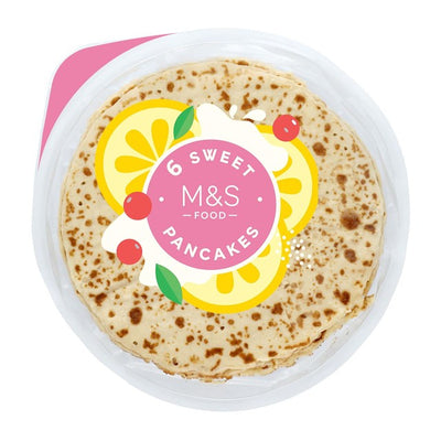 M&S 6 Sweet Pancakes 375g
