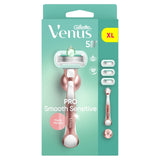 M&S Venus Deluxe Smooth Sensitive Women's Razor - Rose Gold Handle + 3 Blades- Buy online at McGrocer