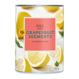M&S white grapefruit segments in juice 290g, imported from the UK