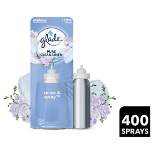 Glade Sense & Spray Clean Linen Motion-Activated Air Freshener Refill 18ml