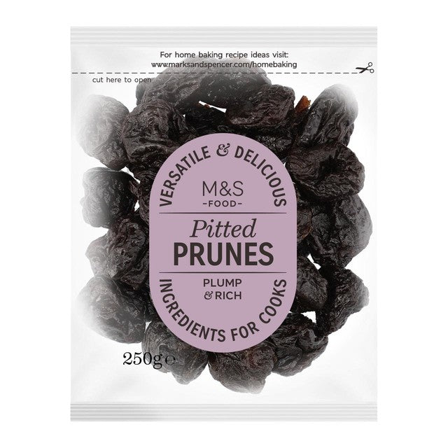 M&S Pitted Prunes dried fruit 250g (British brand)