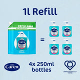 Carex Original Antibacterial Hand Wash Refill Pouch 1L - British product